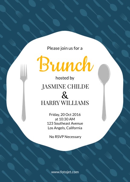 Generic Brunch Party Invitation