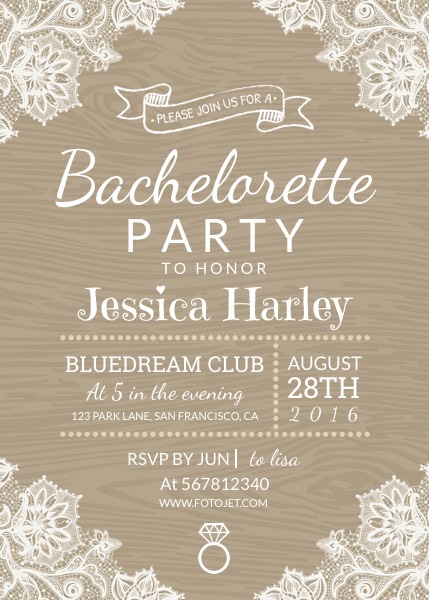 Bachelorette Party Invitation Template