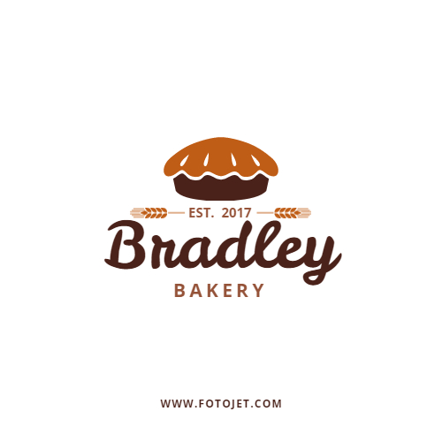 Cake Bakery Logo Design Template