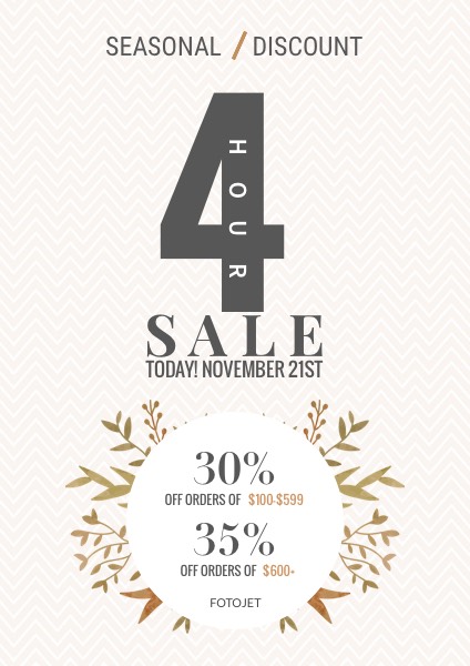 Shop Season Sale Poster