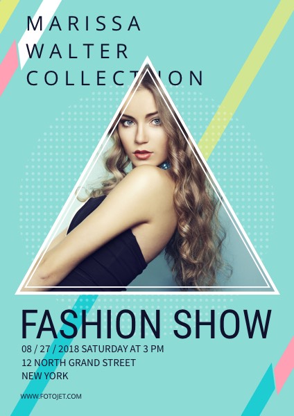 Fashion Show Event Poster Design Template Template