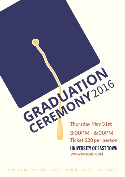 Graduation Poster Template from www.fotojet.com