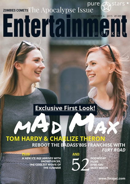 Entertainment Weekly Magazine Cover Design