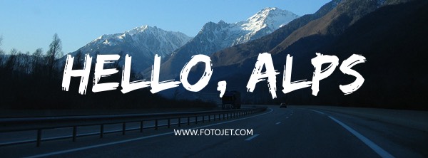 Mountain Travel Facebook Cover Photo Template