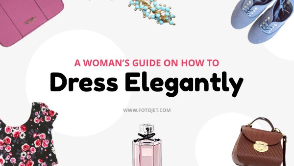Elegant Dressing Guide YouTube Thumbnail Template